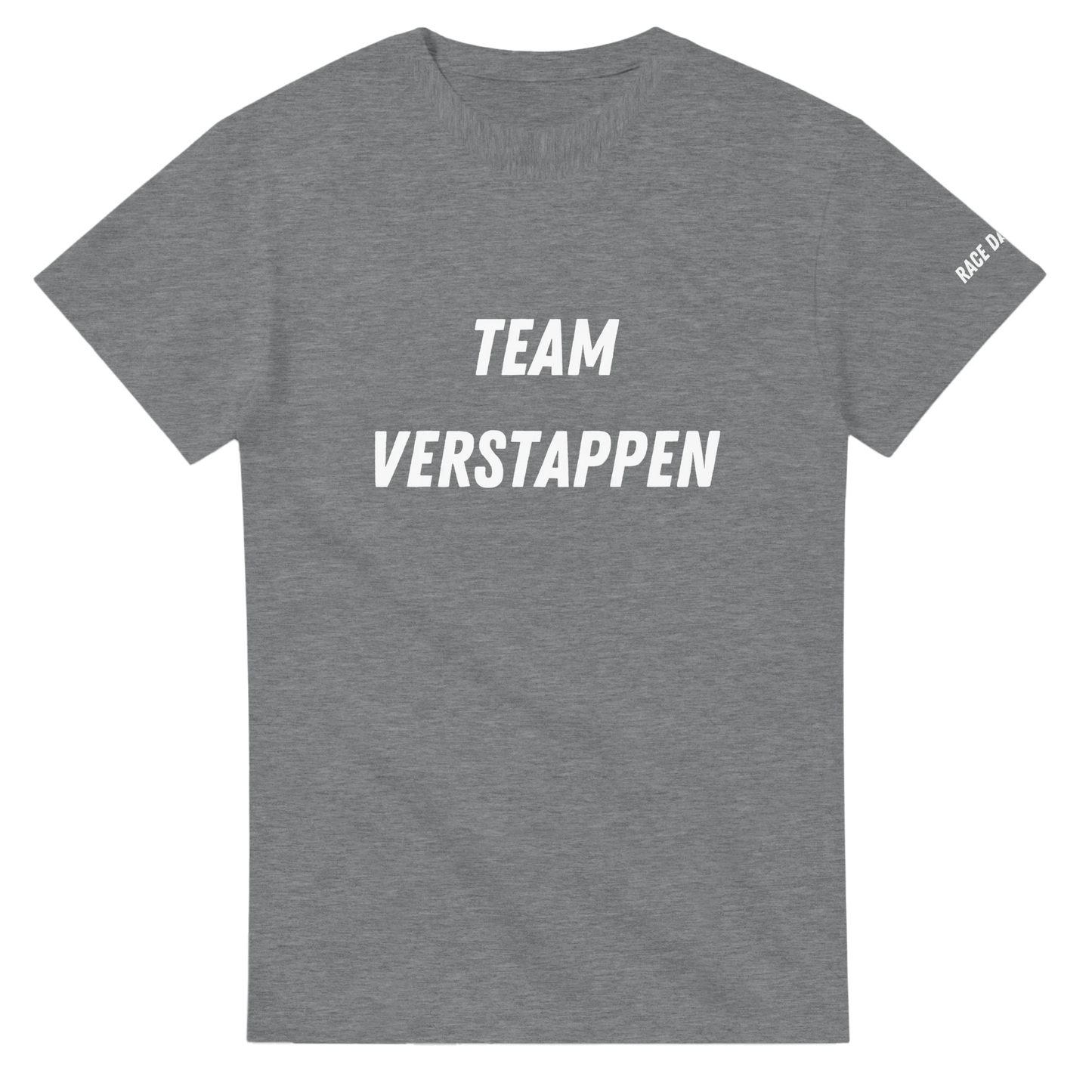 Team Verstappen gray F1 T-shirt merch from Race Day Fans