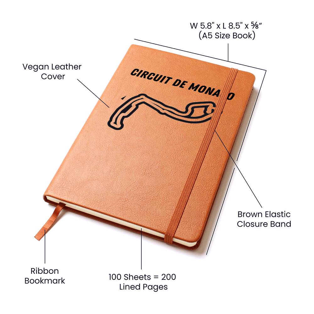 F1 merch journal sizing chart