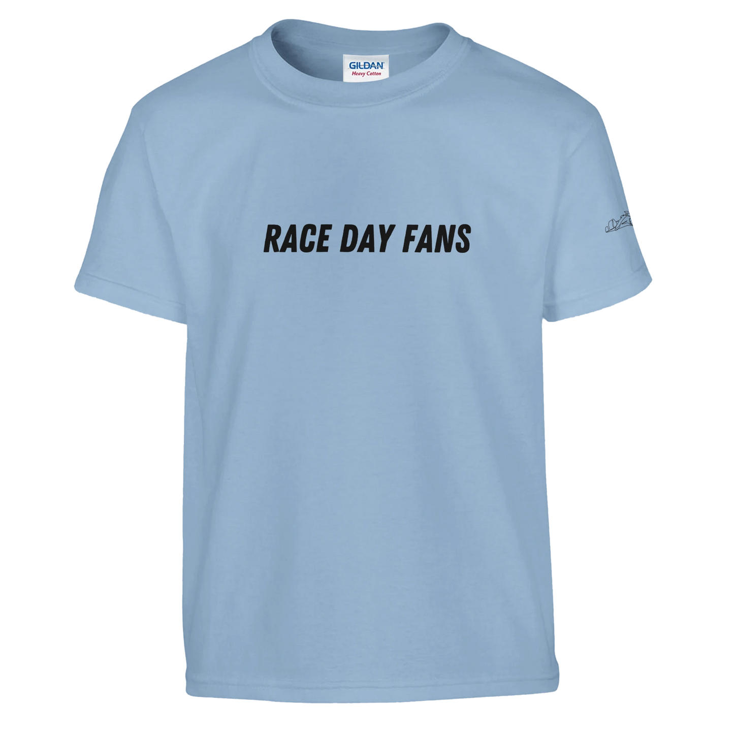 short sleeved blue F1 fan merch tshirt  from Race Day Fans 